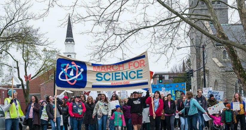 Concord New Hampshire March for Science by Roger Goun